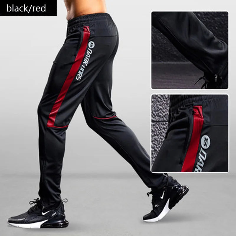 Men’s Fitness Leggings Joggers – Zipper Pocket Workout Pants