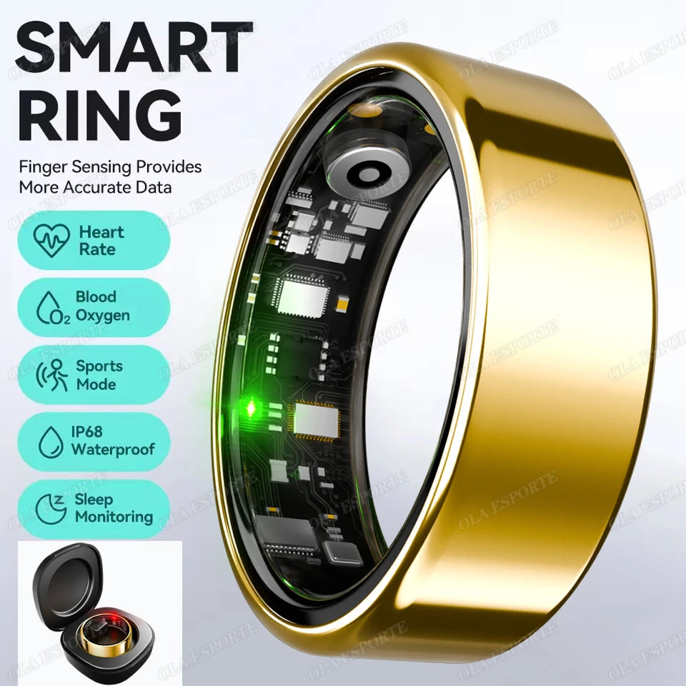 5ATM Smart Ring – Health Monitoring for Men & Women