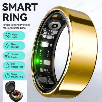 5ATM Smart Ring – Health Monitoring for Men & Women