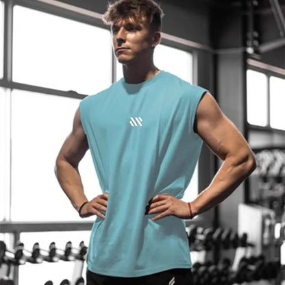 Men’s Sleeveless Gym Vest – Quick-Dry Fitness Training Shirt