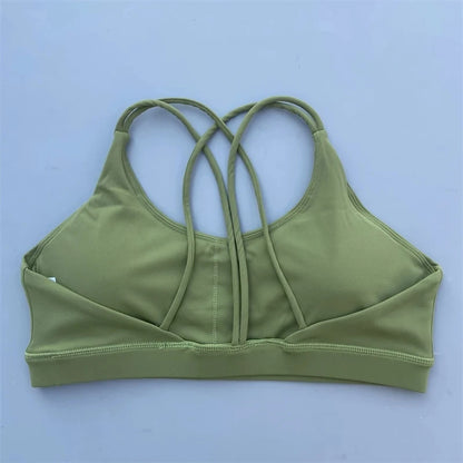 Women’s Padded Sports Bra – High Support Yoga & Gym Top