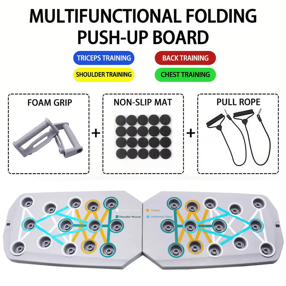 Full Body Push-Up Trainer – Chest, Back & Core Workout Board