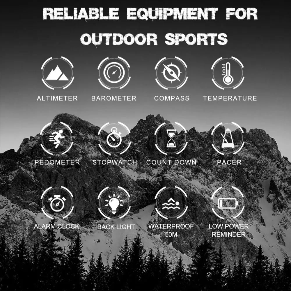 NORTH EDGE APACHE-46 – Outdoor Sports Digital Watch