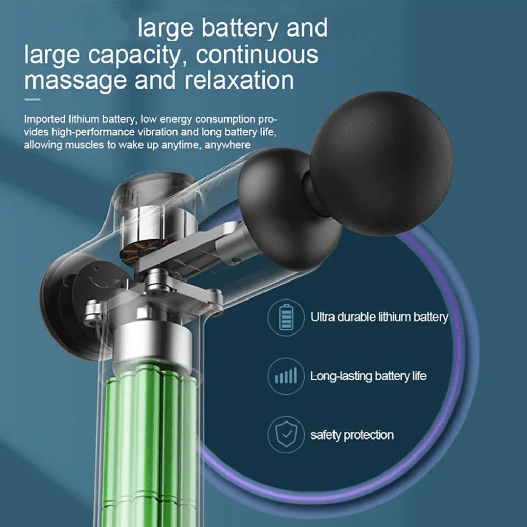 Electric Massage Gun – Full Body Neck & Back Relaxation Device