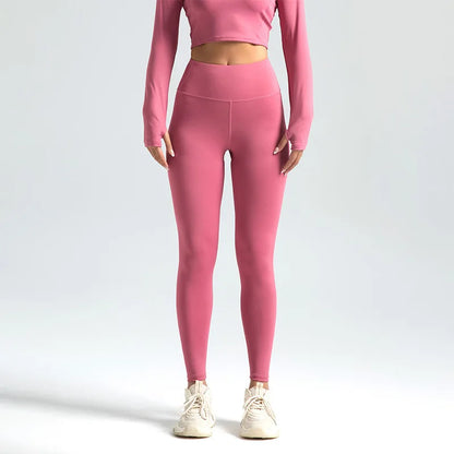 Women’s Y2K Seamless Yoga Leggings – High Waist Booty Lift Gym Pants