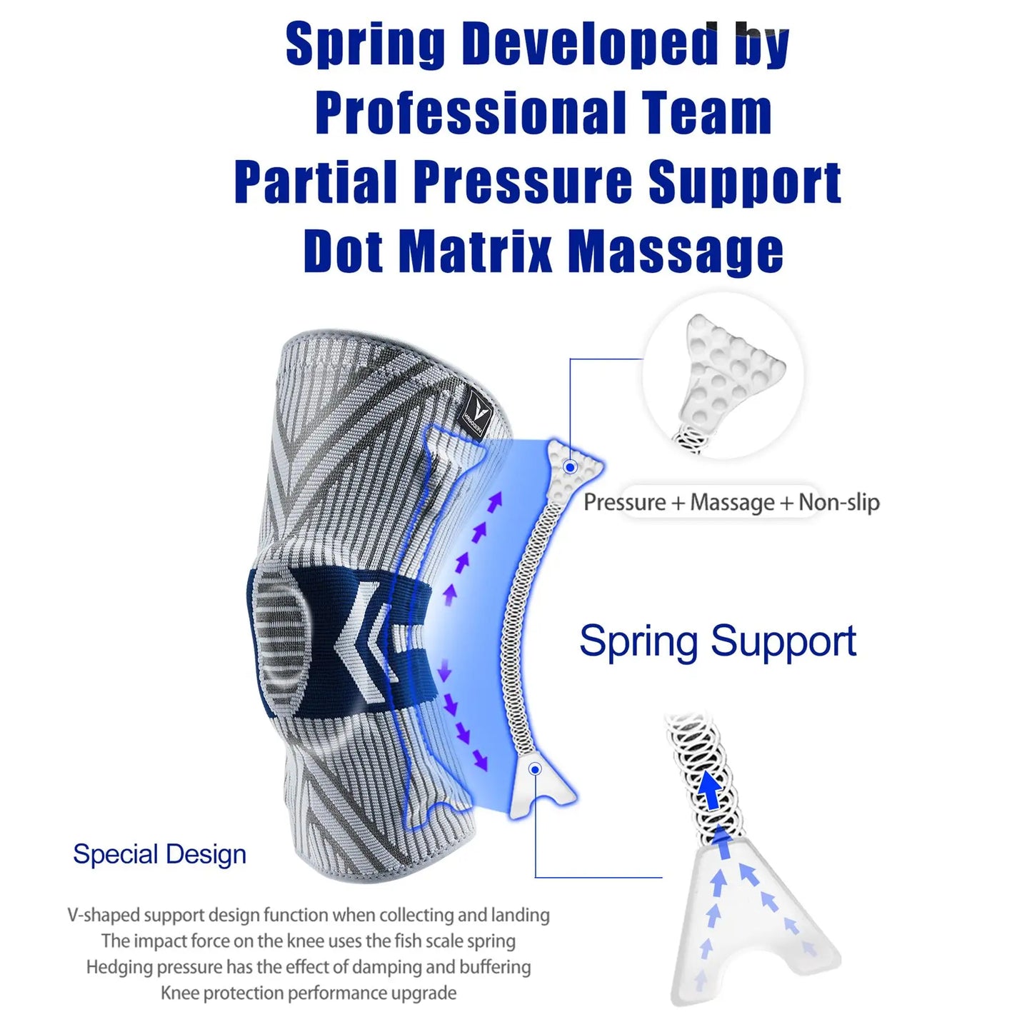 High-Performance Knee Brace – Gym & Outdoor Sports Support