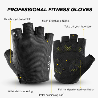 Anti-Slip Fitness Gloves for Gym & Training - UNISEX