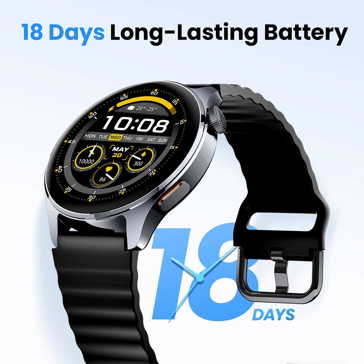 GPS Sports Smartwatch – HAYLOU Watch 4S 120+ Workout Modes