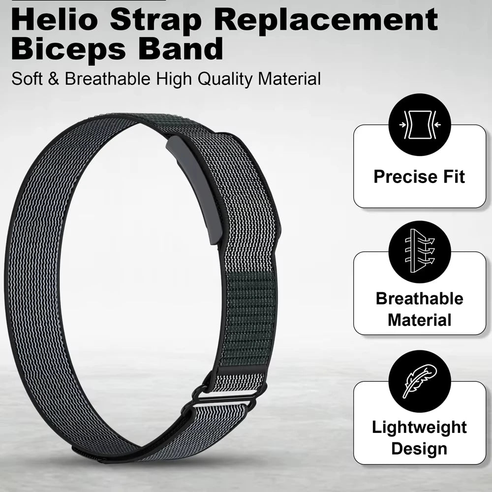 Amazfit Helio Nylon Sport Band – Adjustable Breathable Arm Strap