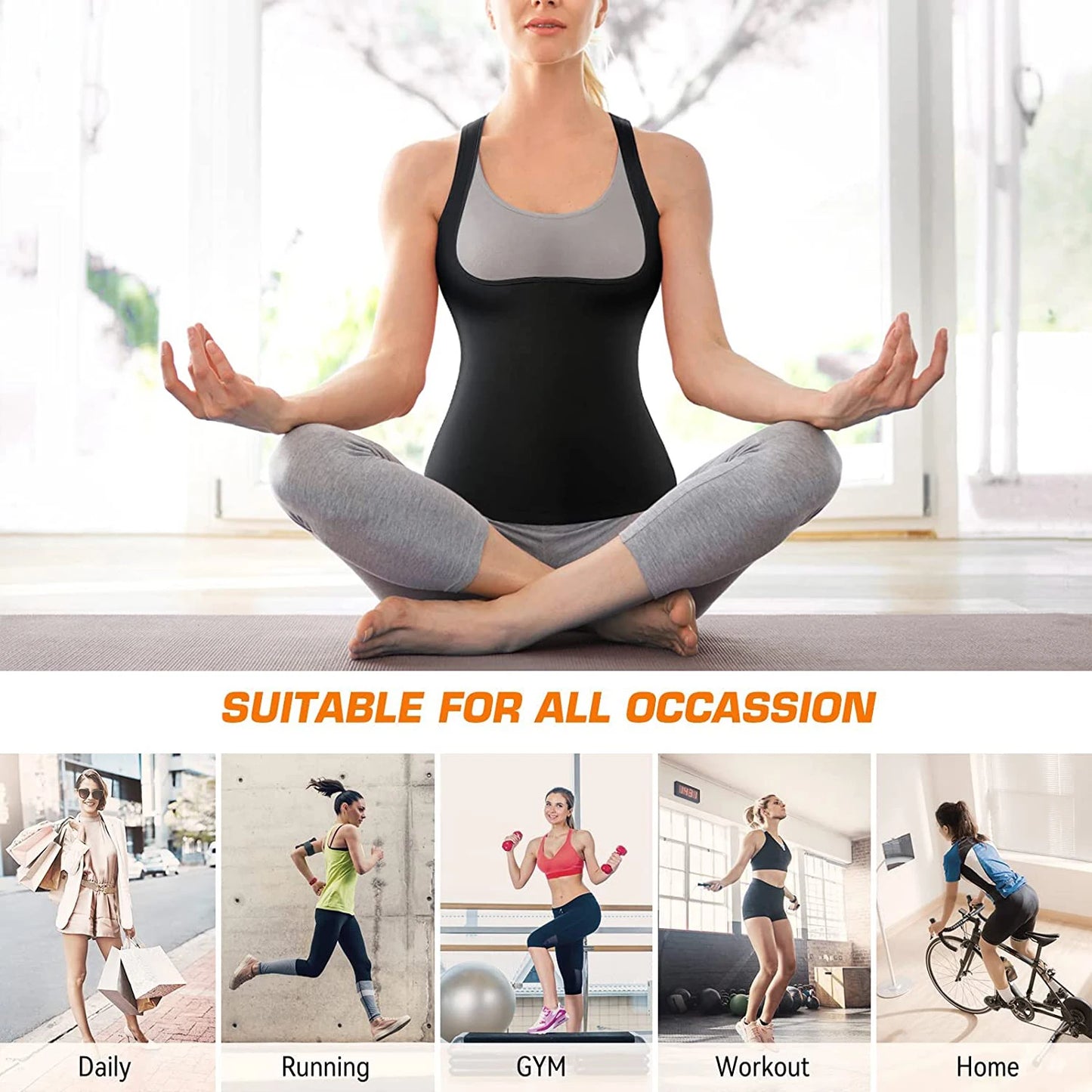 Sauna Workout Shirt – Women’s Body Shaping Gear