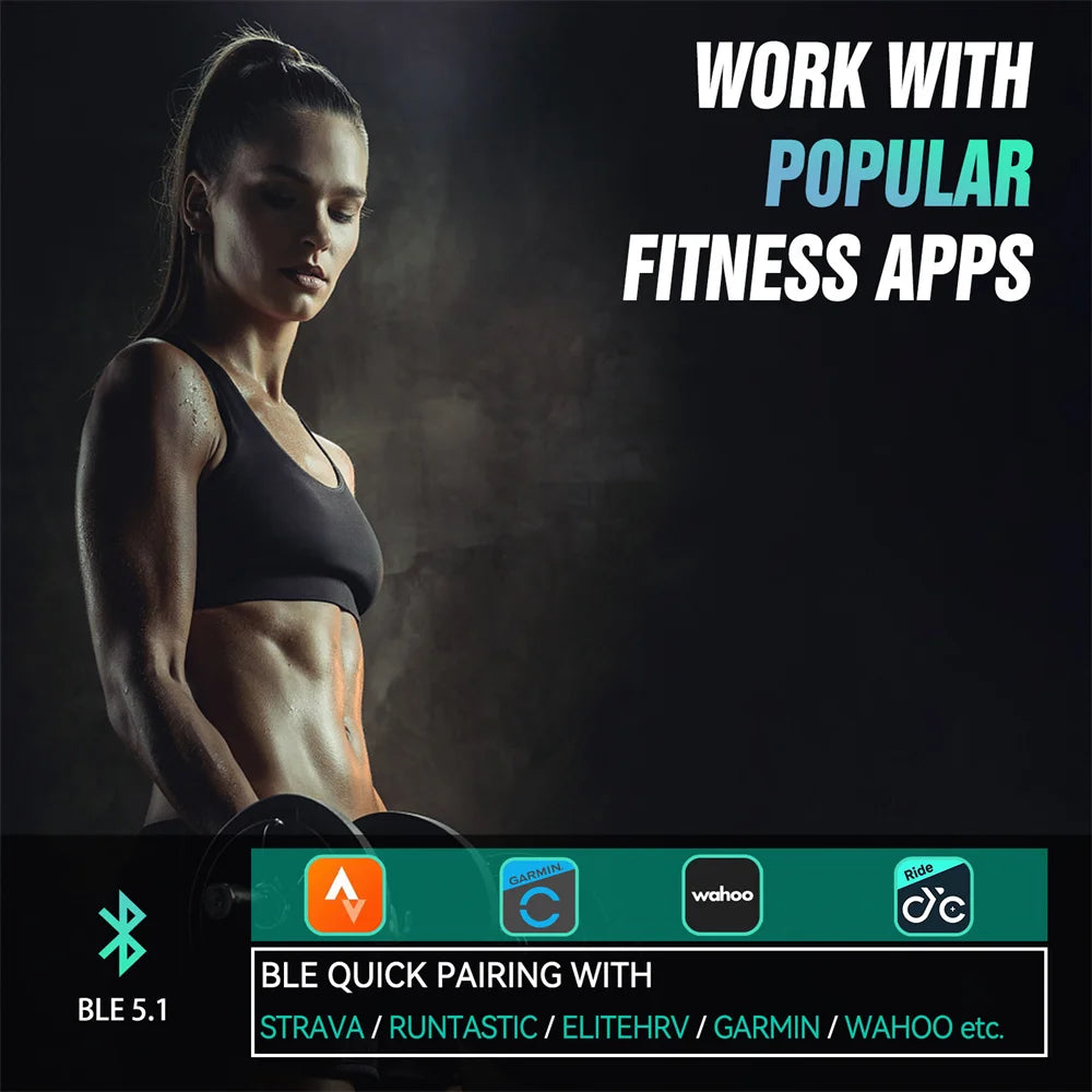 CYCPLUS Heart Rate Armband – Bluetooth & ANT+ Fitness Monitor