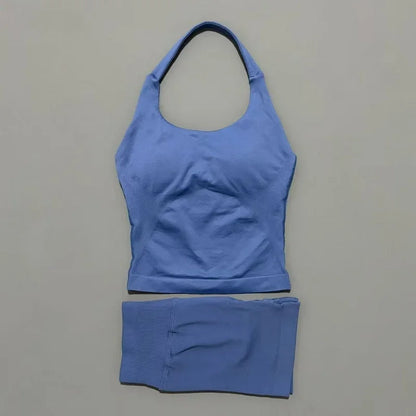 Seamless Running & Yoga Set – Women’s 2PC Fitness Outfit