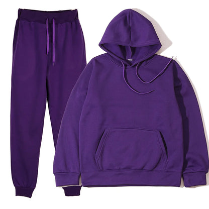 Unisex Hoodie & Sweatpants Sports Set