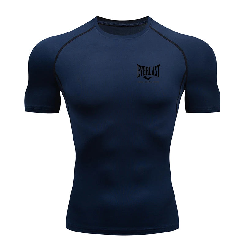 Men’s Workout T-Shirt – Compression Sportswear Training Top