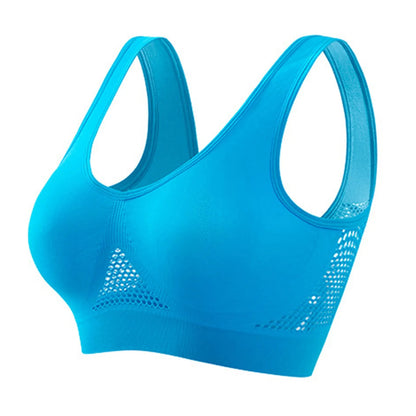Women’s Yoga Sports Vest – Shockproof Support Gym Bra