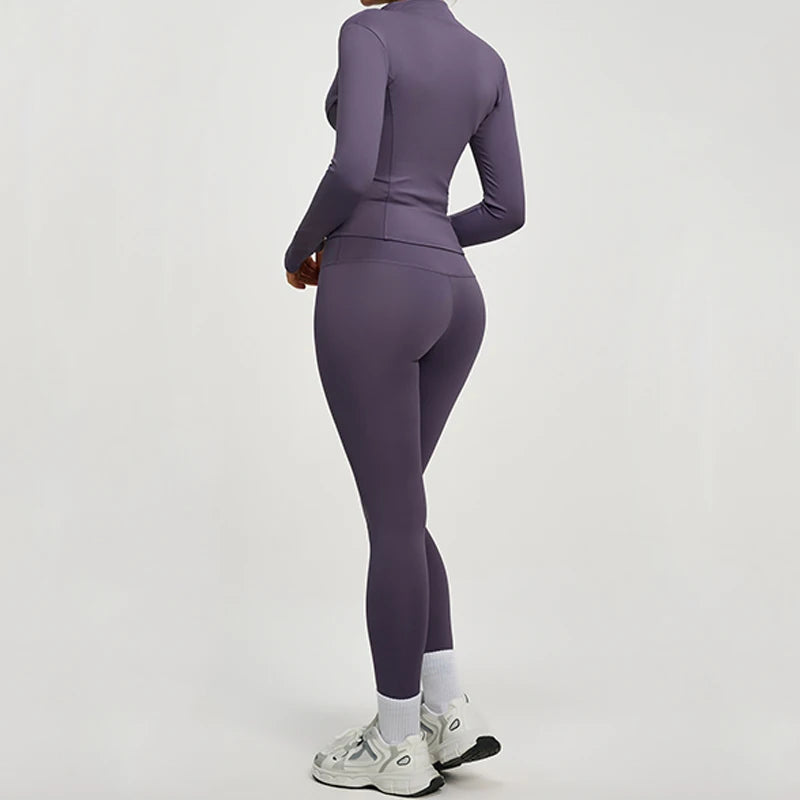Women’s Long Sleeve Yoga Tracksuit Set