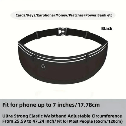 Cycling & Running Waist Pack – Slim Waterproof Storage Bag