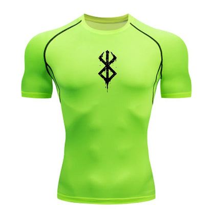 Men’s Quick-Dry Compression Shirt – Gym & Running Fitness Tee