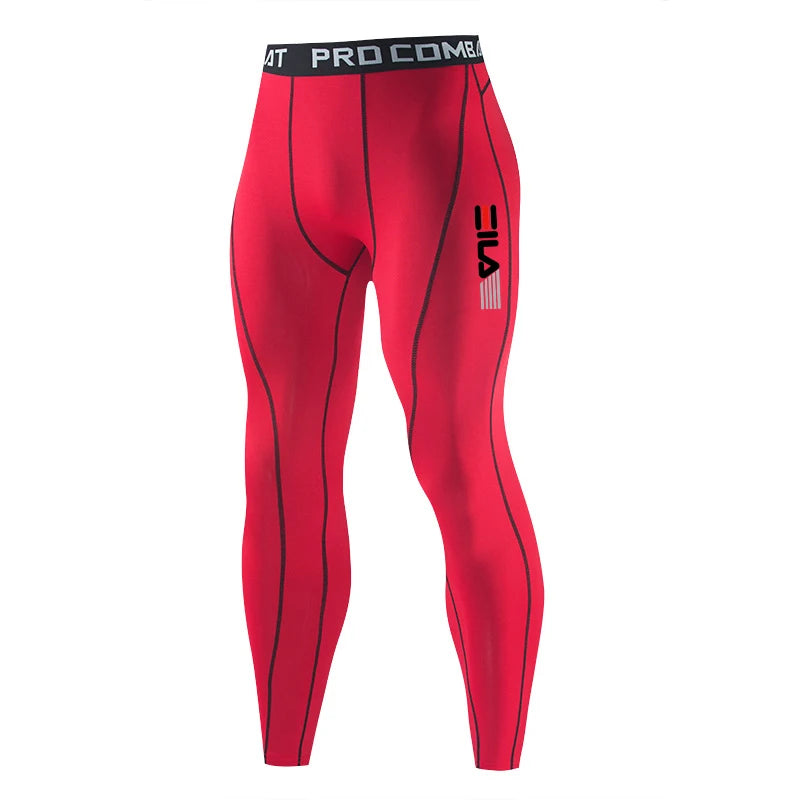Men’s Compression Gym Pants – Bodybuilding Running Tights