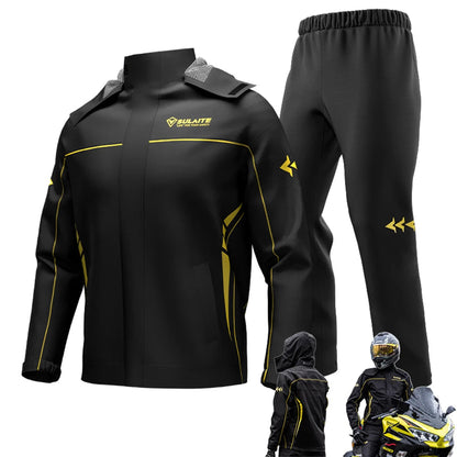 2-Piece Waterproof Motorcycle Rainwear For Mens & Womens