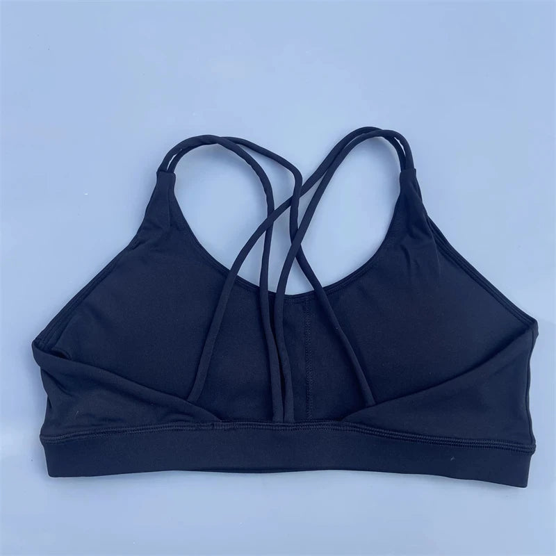 Women’s Padded Sports Bra – High Support Yoga & Gym Top