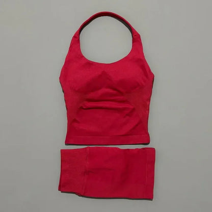 Seamless Running & Yoga Set – Women’s 2PC Fitness Outfit