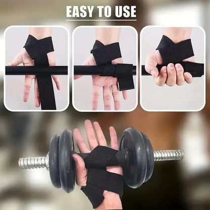 Non-Slip Weightlifting Straps for Gym Training