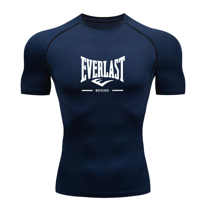 Men’s Workout T-Shirt – Compression Sportswear Training Top