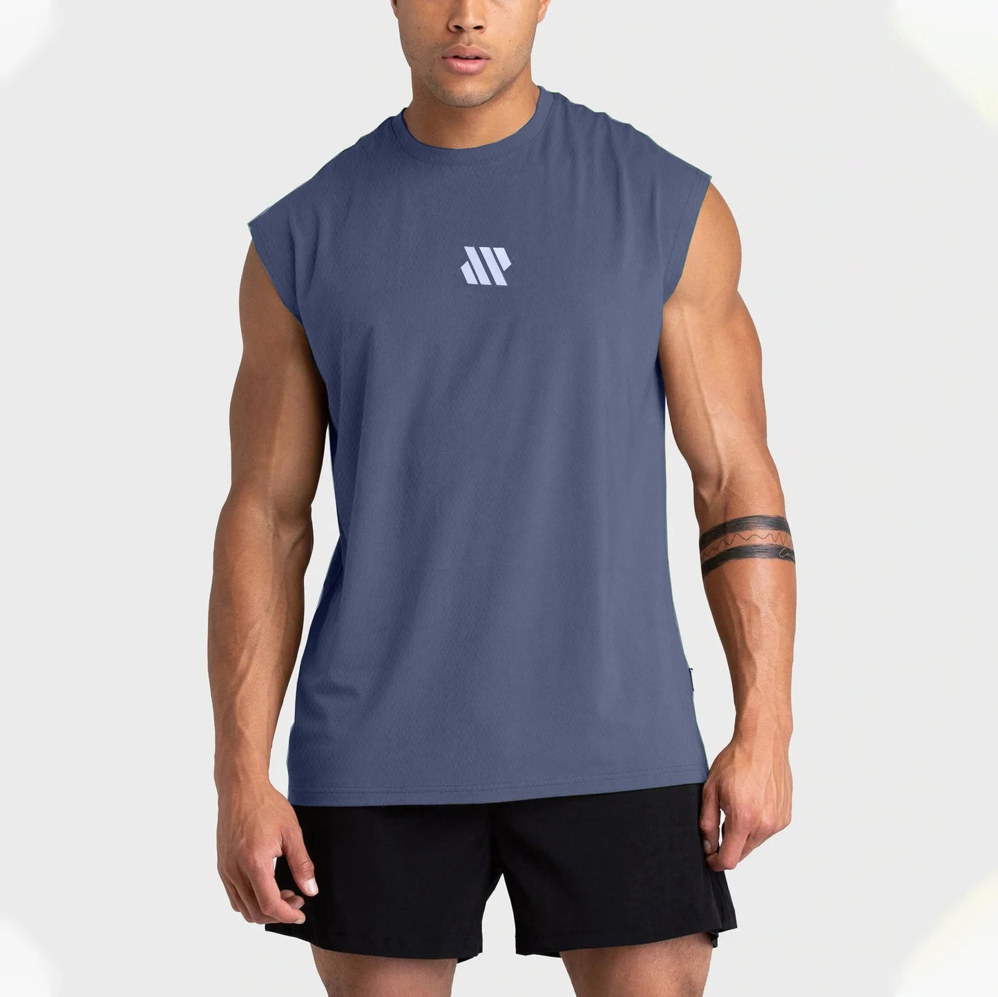 Men’s Sleeveless Gym Vest – Quick-Dry Fitness Training Shirt