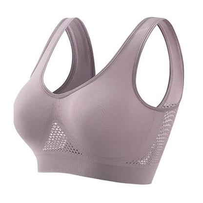 Women’s Yoga Sports Vest – Shockproof Support Gym Bra