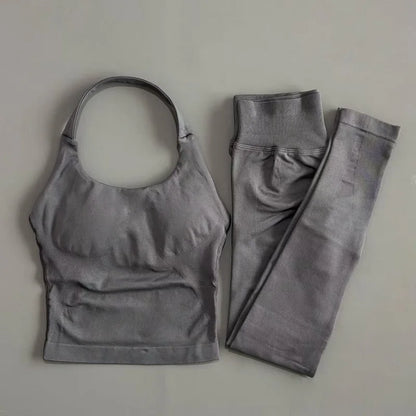 Breathable Yoga Tracksuit Set for Women (2PC)