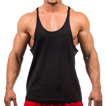 Men’s Gym Tank Top – Bodybuilding Sleeveless Training Singlet