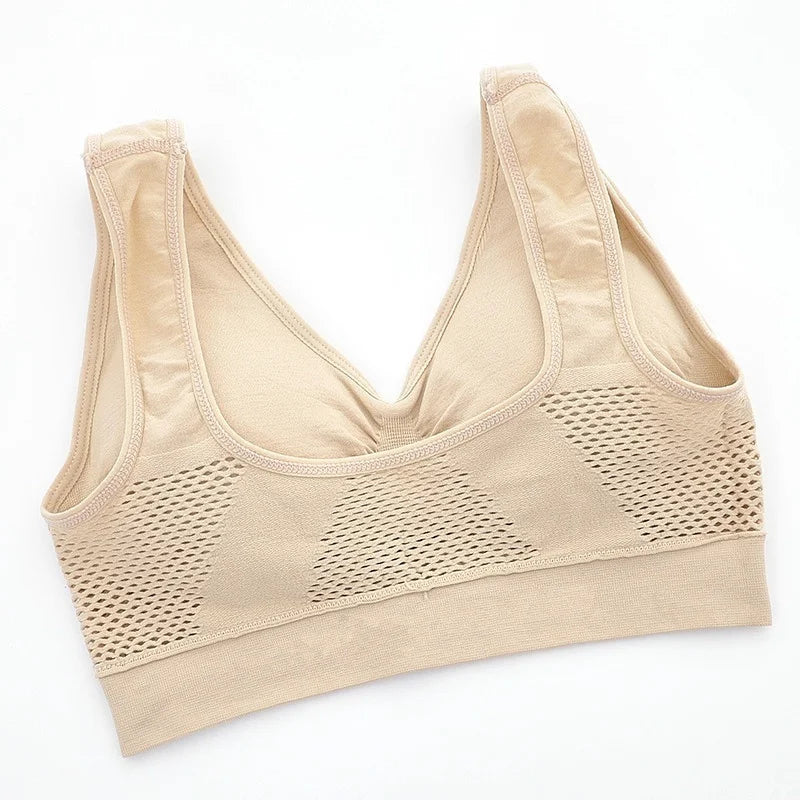 Women’s Shockproof Sports Bra Vest – Breathable Gym Running Top