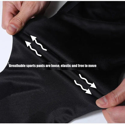 Men’s Fitness Leggings Joggers – Zipper Pocket Workout Pants