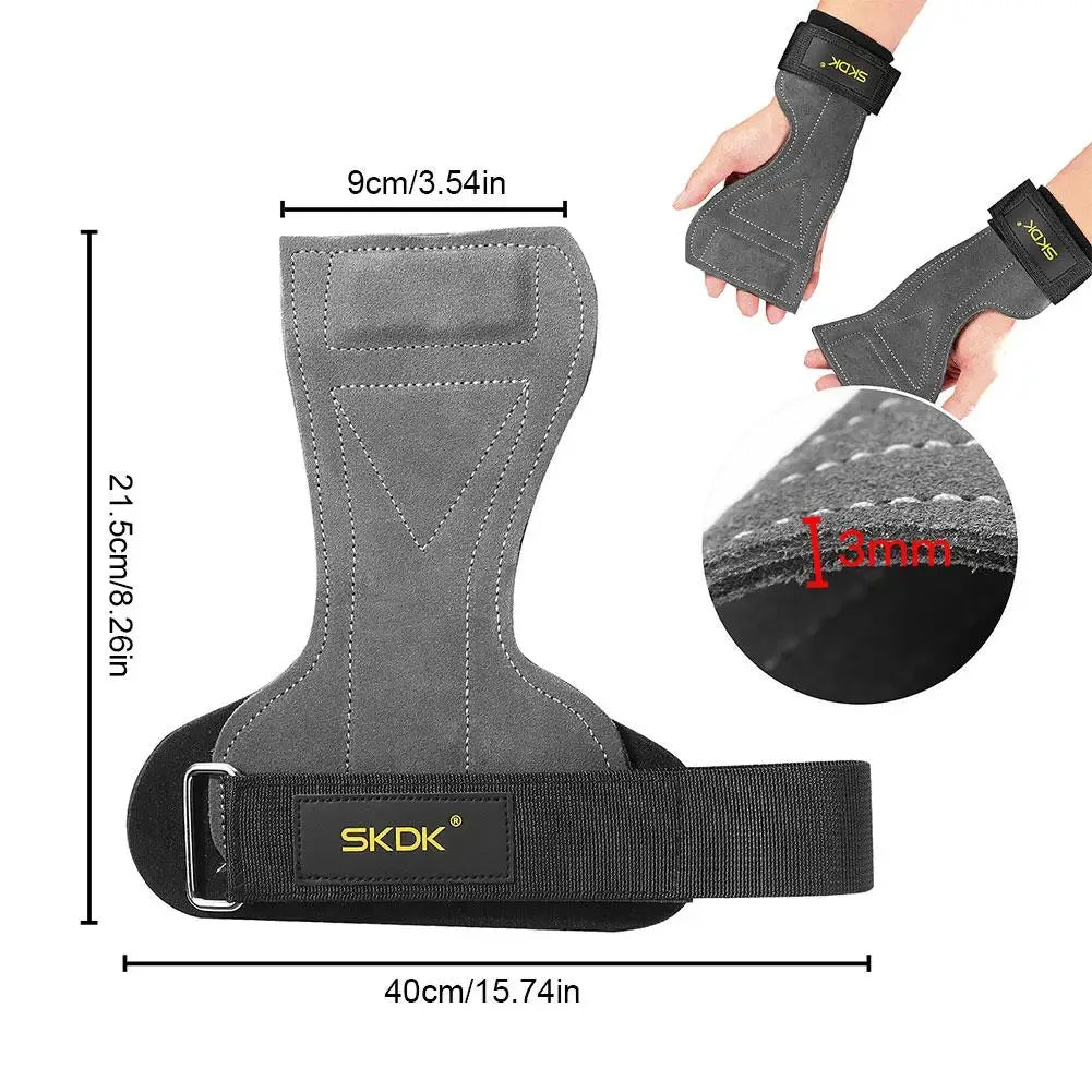 Heavy-Duty Fitness Gloves – Grip & Wrist Support (2PCS)