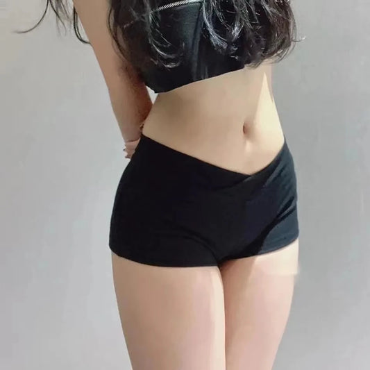 Women’s Ultra Short Sports Shorts – Black Dance & Fitness Summer Shorts