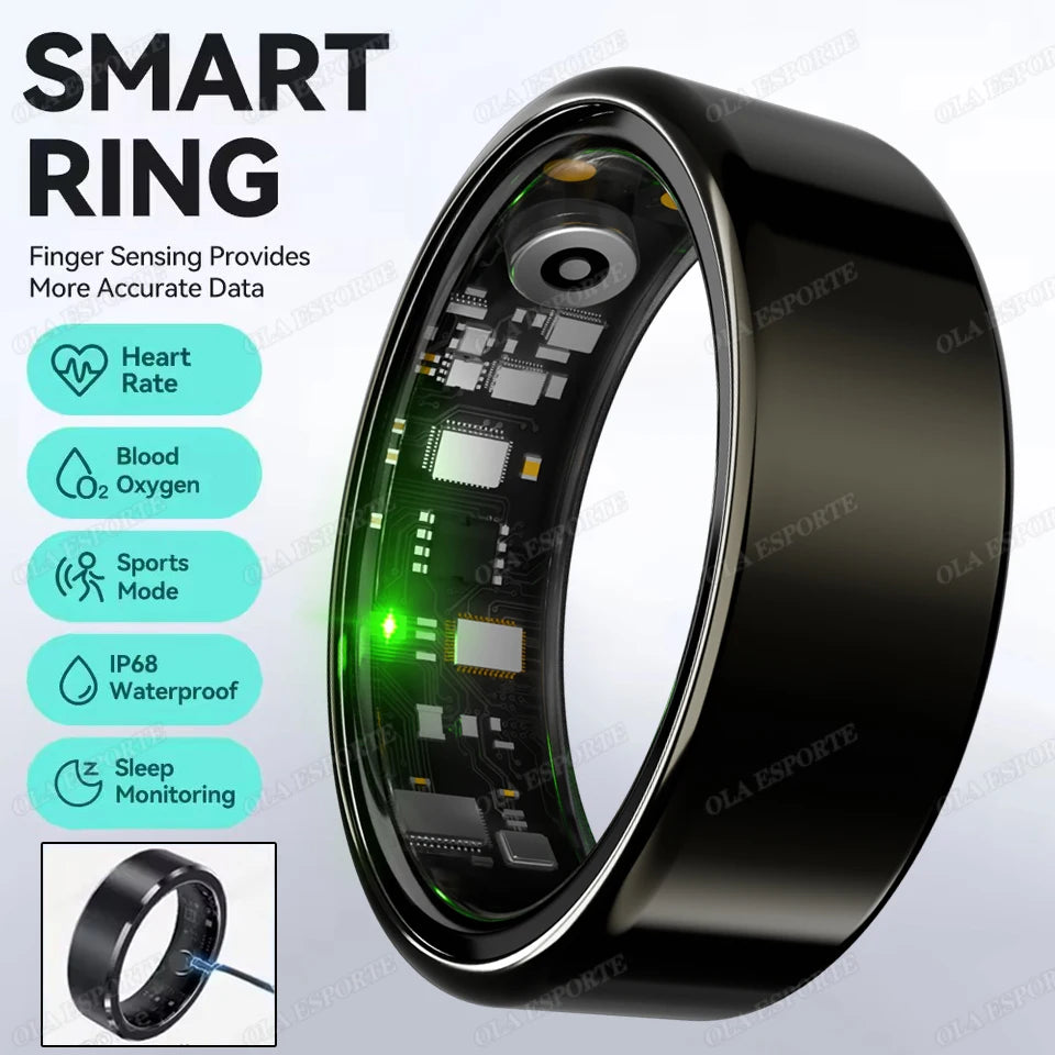 5ATM Smart Ring – Health Monitoring for Men & Women