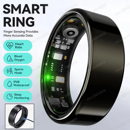 5ATM Smart Ring – Health Monitoring for Men & Women
