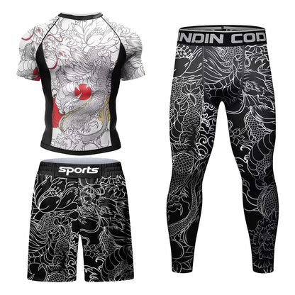 Men’s MMA Sportsuit – Rashguard & Compression Pants