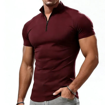 Slim Fit Compression T-Shirt – Men’s Workout Gym Top