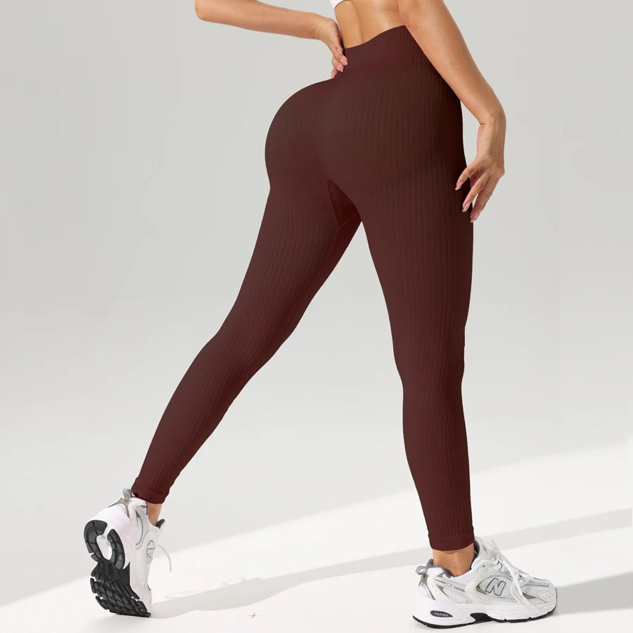 Seamless Sports Leggings – Women’s Tummy Control Activewear