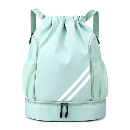 Drawstring Sports Backpack – Gym & Football Carry Bag