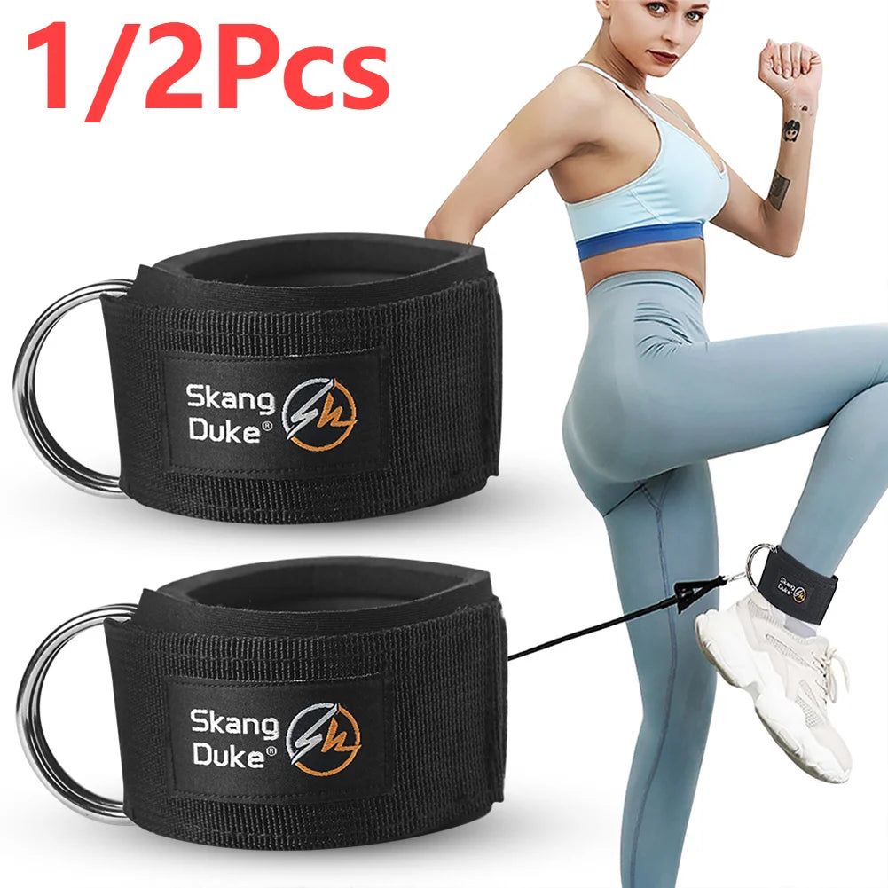 ComfortFit Gym Ankle Straps – Cable Machine Support