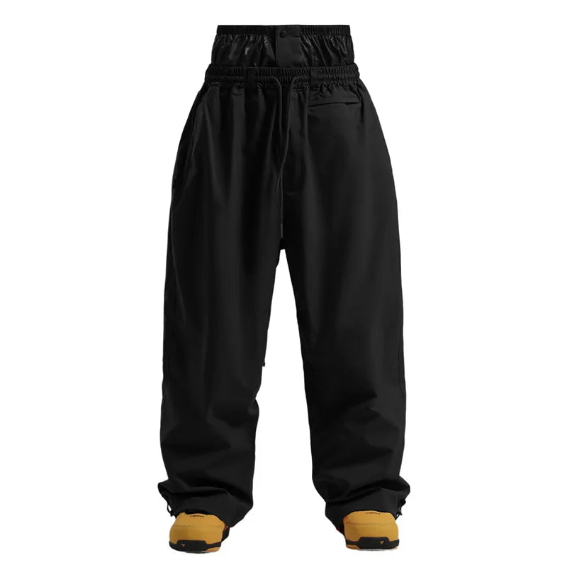 Gsou Snow Unisex Ski Pants – Waterproof Snowboard Cargo Trousers