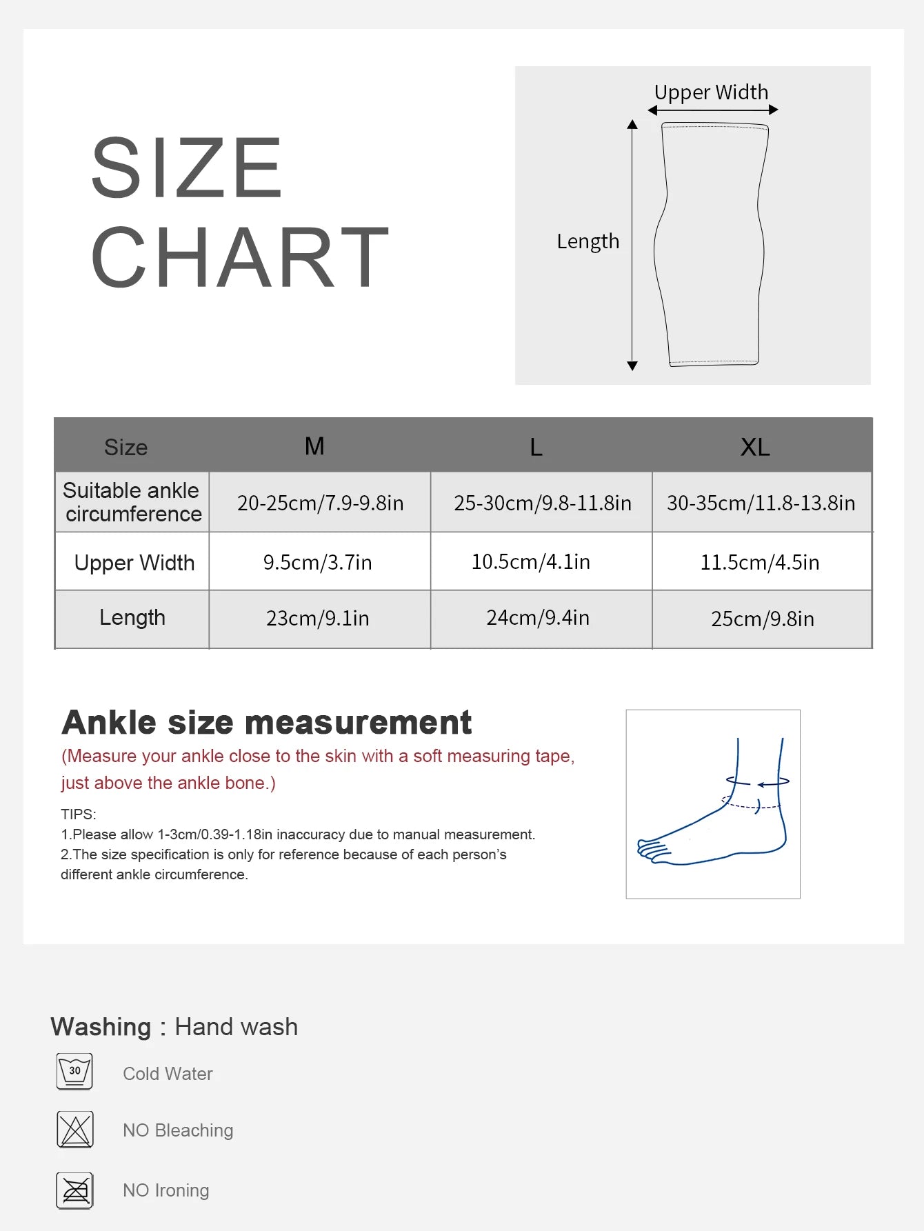 Sports Ankle Brace – Lightweight Support for Training & Running