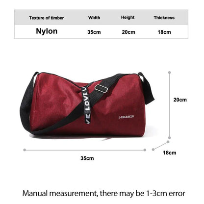 Nylon Fitness Handbag – Multifunction Workout Travel Bag