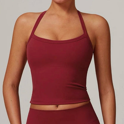 Women’s Yoga Sports Bra Vest – Pilates & Running Fitness Top