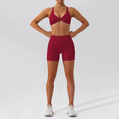 Women’s Sports Tracksuit – Quick-Dry Yoga Set 2PCS