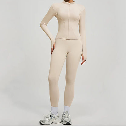 Women’s Long Sleeve Yoga Tracksuit Set