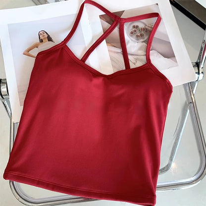 Women’s Yoga Sports Bra Vest – Pilates & Running Fitness Top